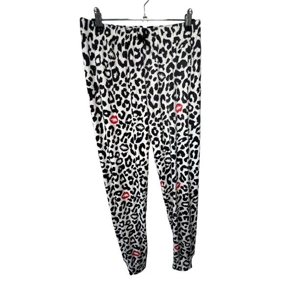 NWT Emme Jordan Soft Cheetah Kiss Print Pajama Lounge/Pajama Pants - Picture 1 of 4